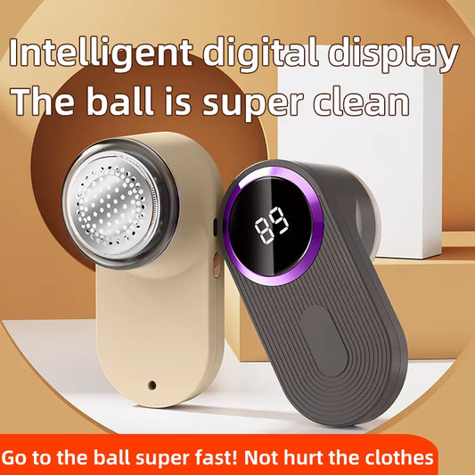 2025 New 1200Mah Lint Remover for Clothing LED Digital Electric Pellet Fluff Remover USB Rechargeable Fuzz Fabric Shaver Sweater